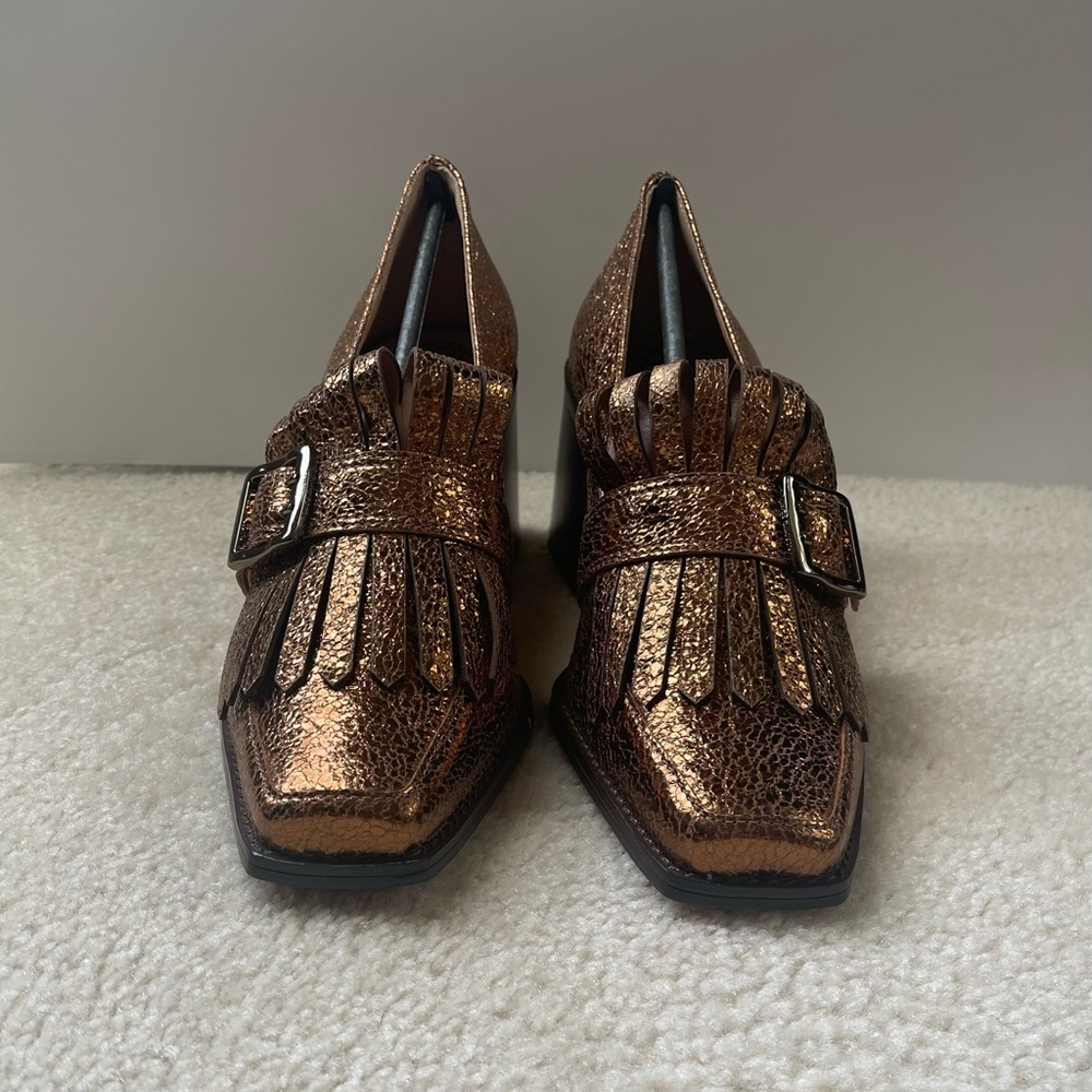 Vince Camuto Sedna Bronze Loafers Size 10M